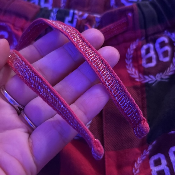 HTF PINK VICTORIAS SECRET RED AND BLACK BUFFALO CHECKERED PLAID - Picture 5 of 9